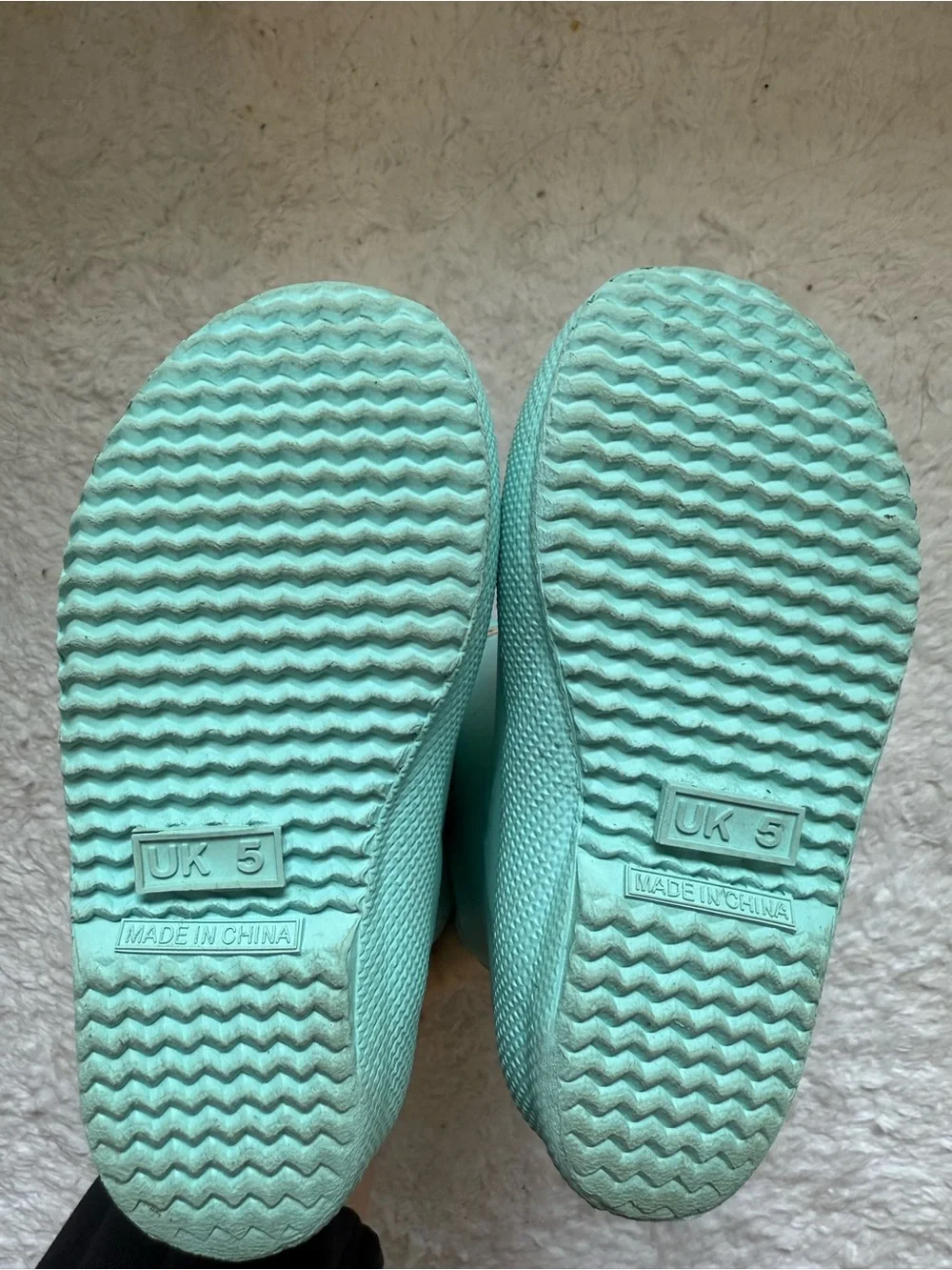 Hunter Kids Light Aqua Rubber Rain Boots